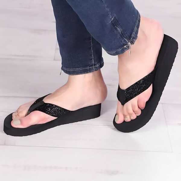 Women Slipper Stylish Comfortable Lightweight Soft Flaxsible Fancy Chappal_BZR-PERENT-009 - Image 3